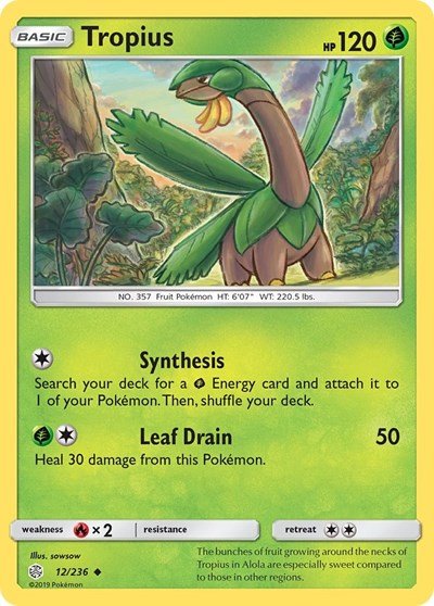 Tropius (SM - Cosmic Eclipse) Near Mint - Nick Nack's Full Frontal Attack
