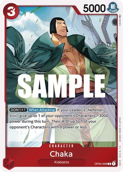Chaka (Kingdoms of Intrigue) Near Mint Foil - Nick Nack's Full Frontal Attack