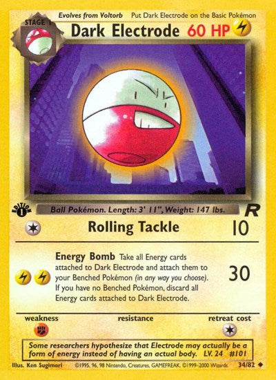 Dark Electrode (Team Rocket) Light Play Unlimited