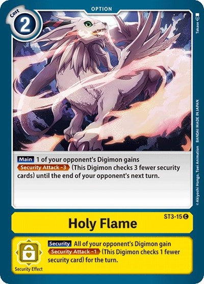 Holy Flame (Starter Deck 03: Heaven's Yellow) Near Mint