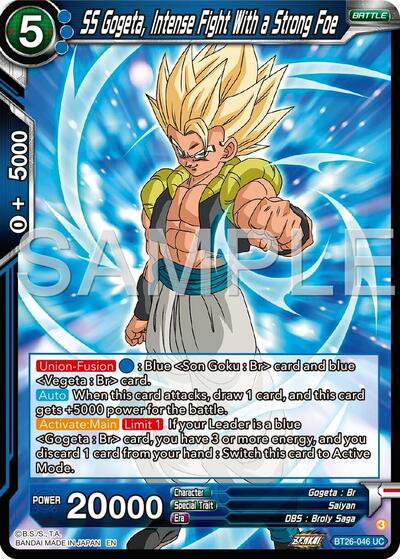 SS Gogeta, Intense Fight With a Strong Foe (Ultimate Advent) Near Mint - Nick Nack's Full Frontal Attack
