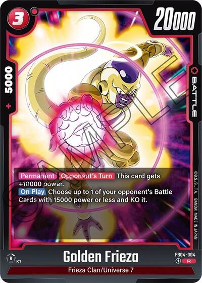 Golden Frieza (Ultra Limit) Near Mint Holofoil