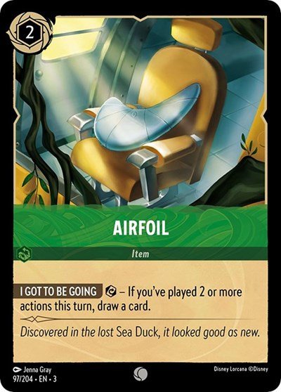 Airfoil (Into the Inklands) Near Mint - Nick Nack's Full Frontal Attack