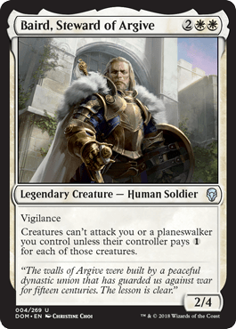 Baird, Steward of Argive (Dominaria) Near Mint - Nick Nack's Full Frontal Attack