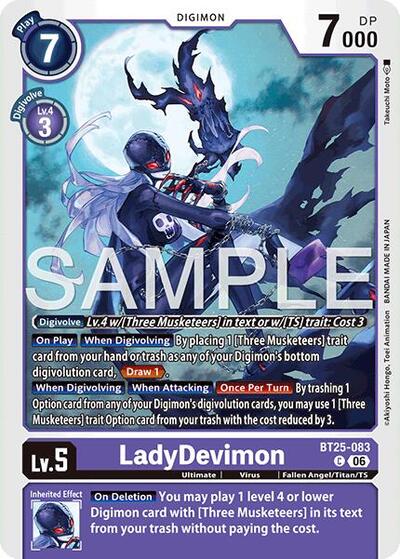 LadyDevimon (Dual Revolution Booster) Near Mint