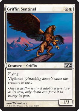 Griffin Sentinel (Magic 2014 Core Set) Near Mint - Nick Nack's Full Frontal Attack