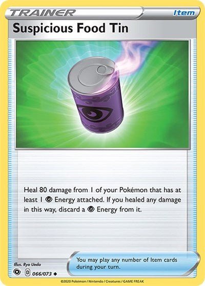 Suspicious Food Tin (Champion's Path) Near Mint - Nick Nack's Full Frontal Attack