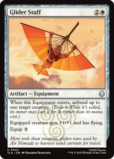 Glider Staff (Avatar: The Last Airbender) Near Mint - Nick Nack's Full Frontal Attack