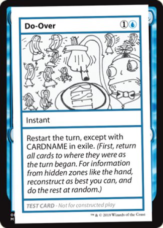 Do-Over (édition 2021) [Mystery Booster Playtest Cards] 