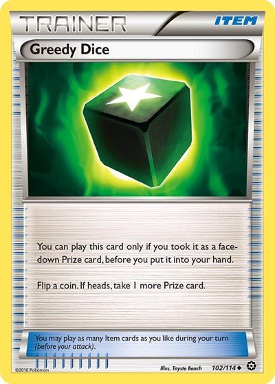 Greedy Dice (XY - Steam Siege) Near Mint - Nick Nack's Full Frontal Attack