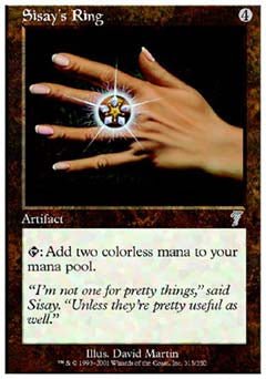 Sisay's Ring (7th Edition) Medium Play - Nick Nack's Full Frontal Attack