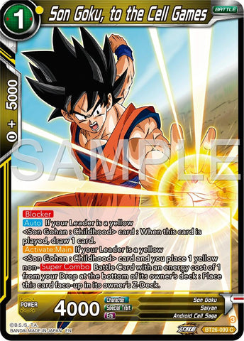 Son Goku, to the Cell Games (BT26-099) [Ultimate Advent]