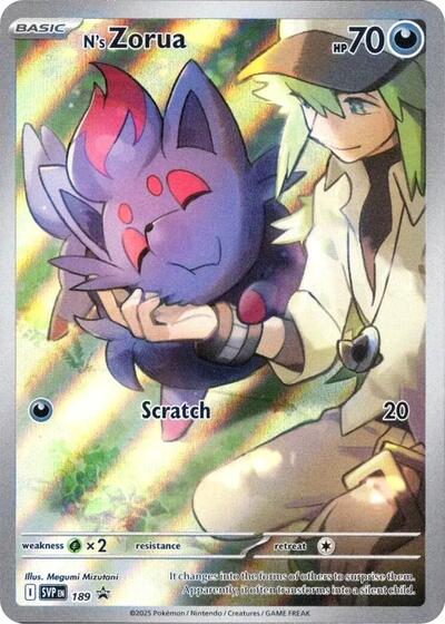 N's Zorua - 189 (SV: Scarlet & Violet Promo Cards) Near Mint Holofoil