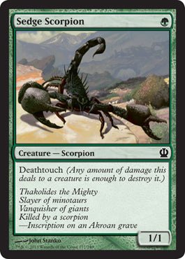 Sedge Scorpion (Theros) Near Mint - Nick Nack's Full Frontal Attack