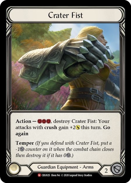Crater Fist (Crucible of War) Near Mint Unlimited