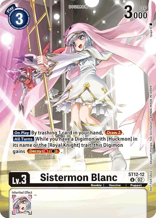 Sistermon Blanc [ST12-12] (Event Pack 7) [Starter Deck: Jesmon]