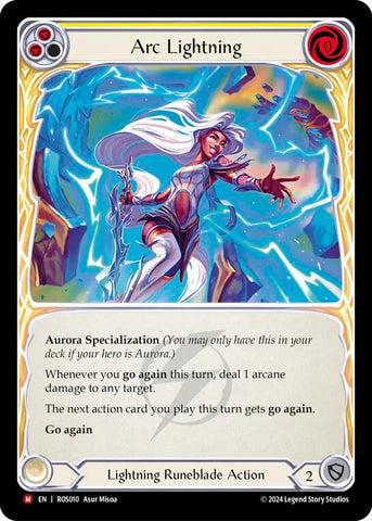 Arc Lightning [ROS010] (Rosetta)  Rainbow Foil