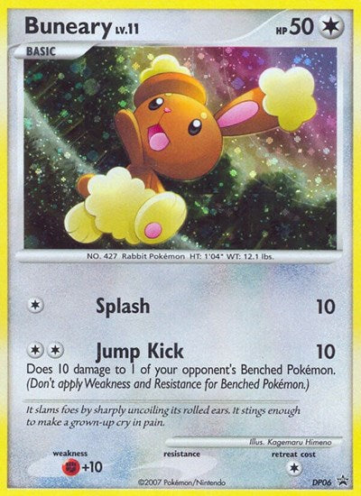 Buneary (Diamond and Pearl Promos) Light Play Holofoil