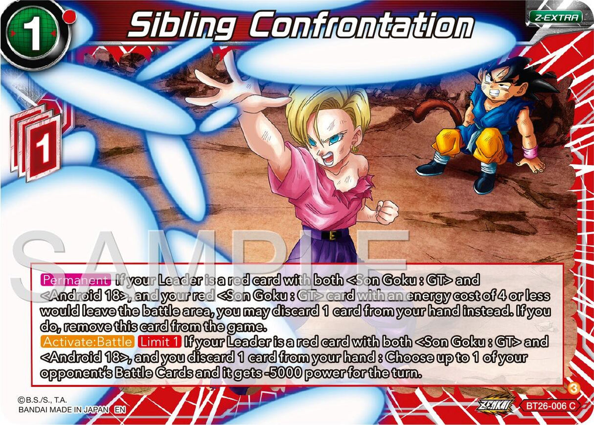 Sibling Confrontation