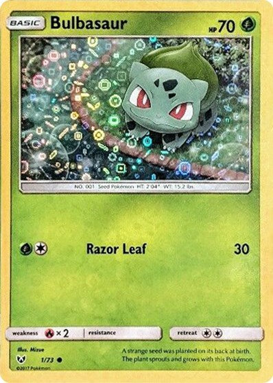 Bulbasaur - 1/73 (General Mills Promo) (Miscellaneous Cards & Products) Medium Play Holofoil