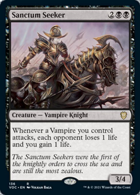 Sanctum Seeker (Commander 2021 Crimson Vow) Near Mint - Nick Nack's Full Frontal Attack