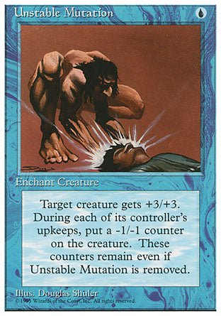 Unstable Mutation (4th Edition) Light Play - Nick Nack's Full Frontal Attack