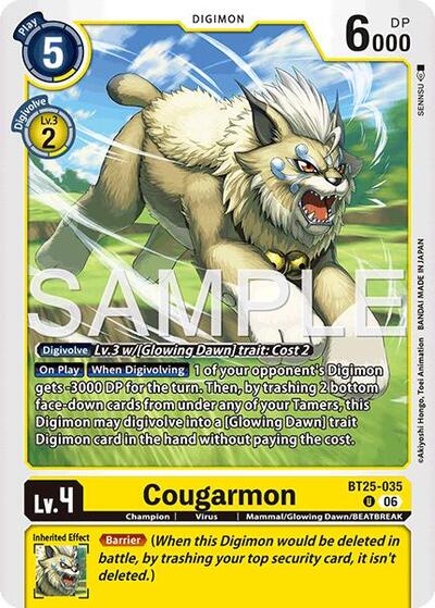 Cougarmon (Dual Revolution Booster) Near Mint