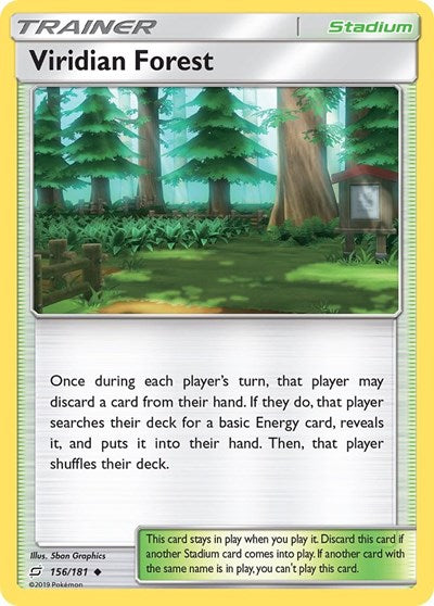 Viridian Forest (SM - Team Up) Near Mint