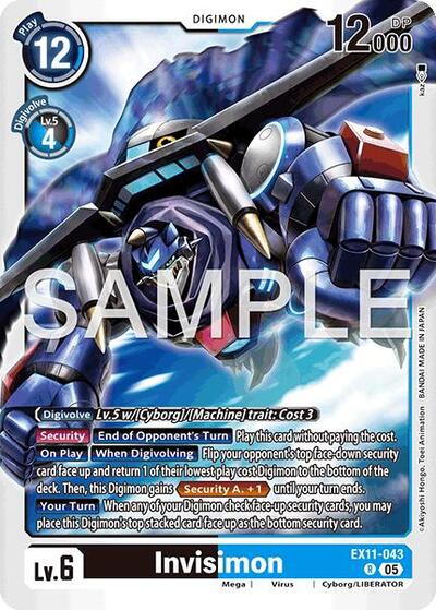 Invisimon (Dawn of Liberator) Near Mint - Nick Nack's Full Frontal Attack
