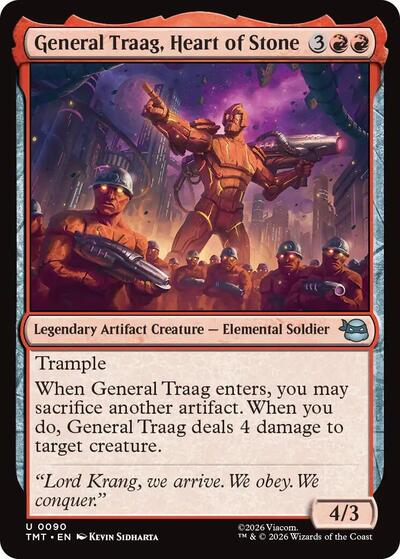 General Traag, Heart of Stone (Teenage Mutant Ninja Turtles) Near Mint - Nick Nack's Full Frontal Attack