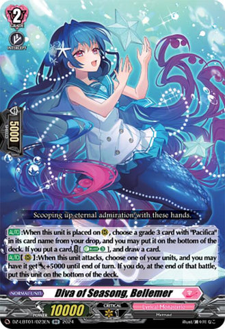 Diva of Seasong, Bellemer (DZ-LBT01/023EN) [Start Up Trial Deck: Lyrical Monasterio]