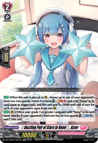 Dazzling Pair of Stars in Hand, Aster (DZ-LBT01/027EN) [Start Up Trial Deck: Lyrical Monasterio]