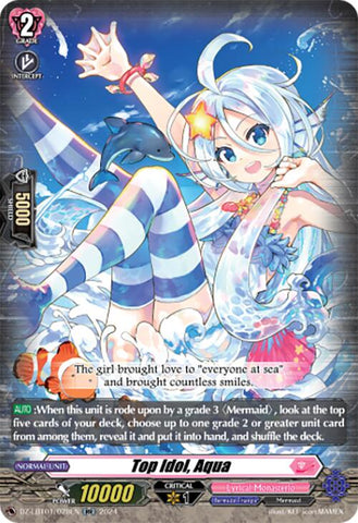 Top Idol, Aqua (DZ-LBT01/028EN) [Start Up Trial Deck: Lyrical Monasterio]