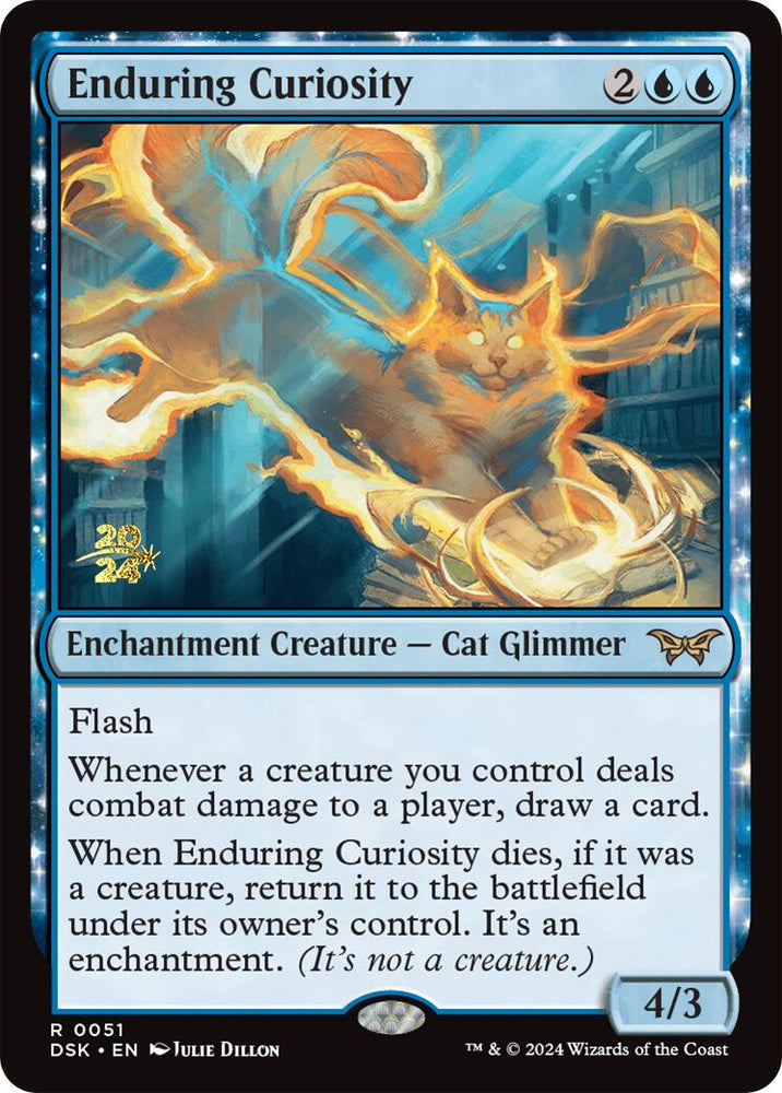 Enduring Curiosity [Duskmourn: House of Horror Prerelease Promos]