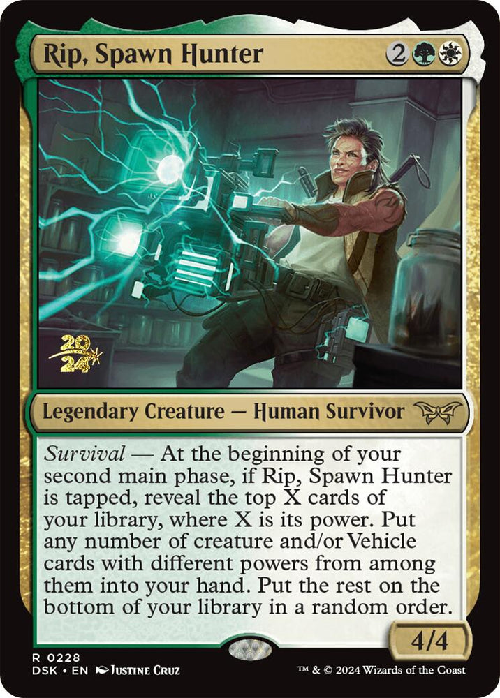 Rip, Spawn Hunter [Duskmourn: House of Horror Prerelease Promos]