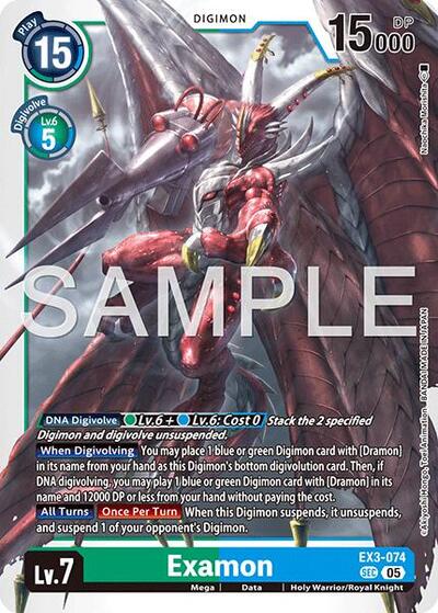 Examon (Reprint) (Advanced Booster Digimon Generation) Near Mint - Nick Nack's Full Frontal Attack