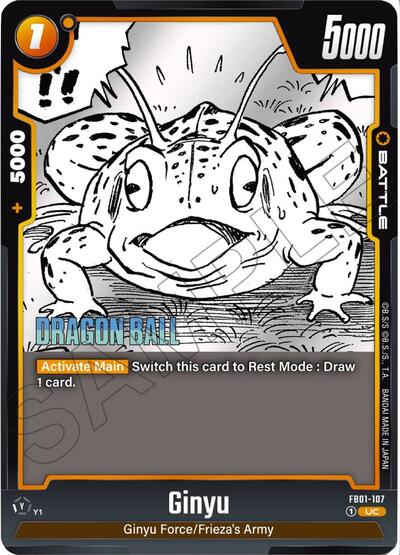 Ginyu FB01 - 107 (Manga Booster 02) Near Mint Holofoil - Nick Nack's Full Frontal Attack