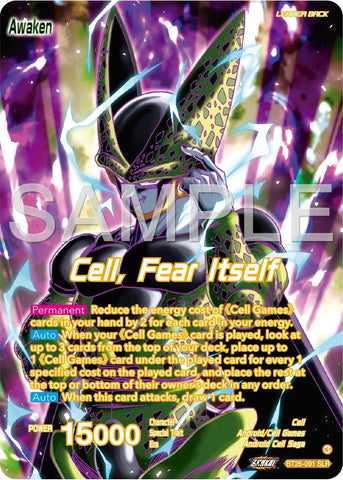 Cell // Cell, Fear Itself (Alternate Art) (BT26-091) [Ultimate Advent]