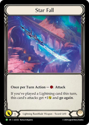 Star Fall - LGS332 [LGS332] (Promo)  Rainbow Foil