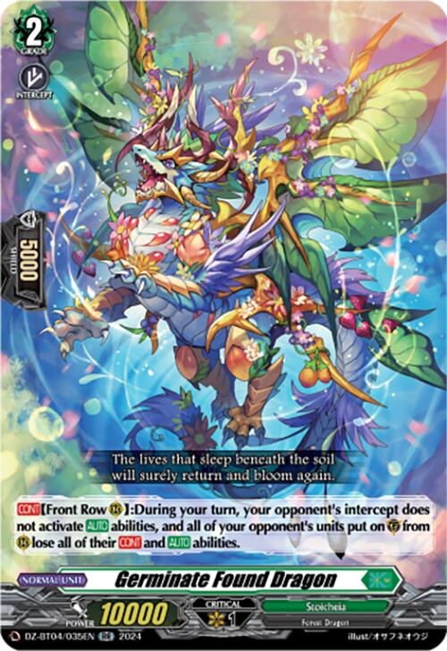 Germinate Found Dragon (DZ-BT04/035EN) [DZ-BT04: Destined Showdown]