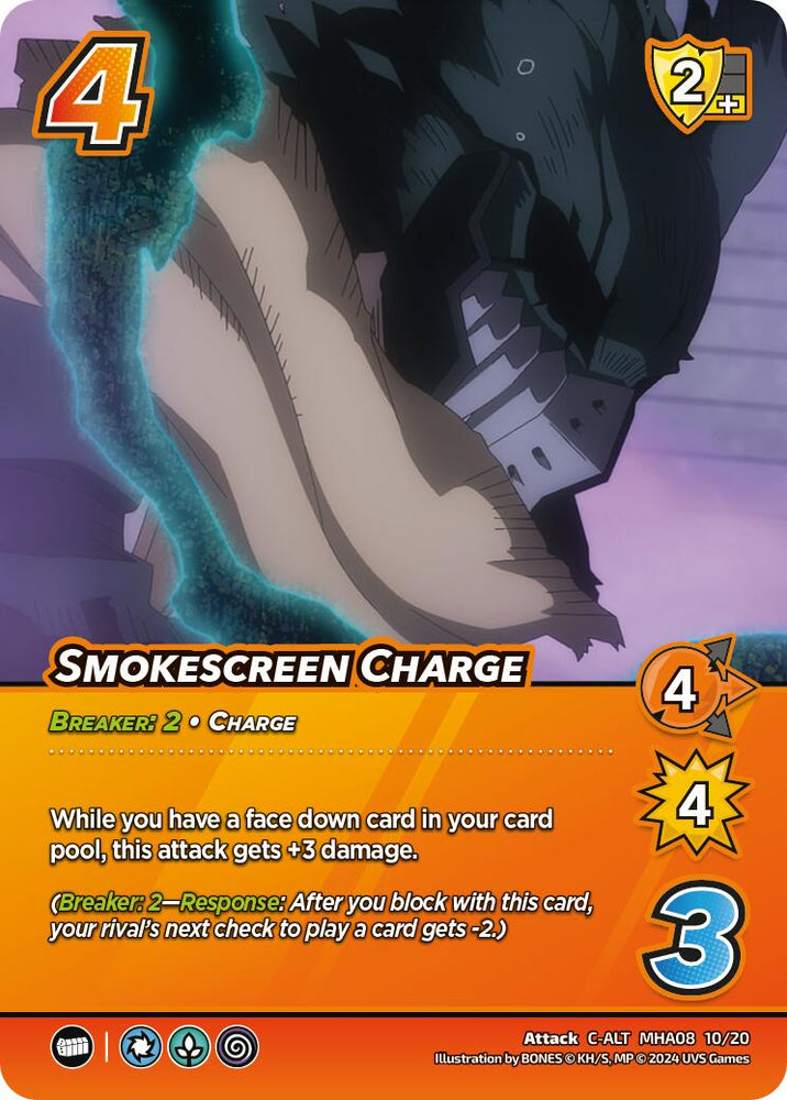 Smokescreen Charge (Alternate Art) [Challenger Series: My Hero Academia - Dark Hero Arc]