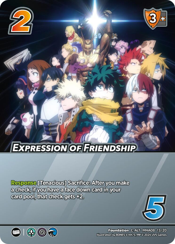 Expression of Friendship (Alternate Art) [Challenger Series: My Hero Academia - Dark Hero Arc]