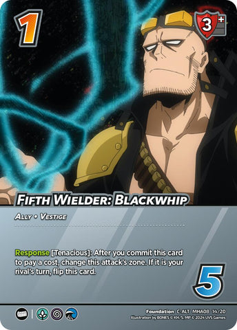 Fifth Wielder: Blackwhip (Alternate Art) [Challenger Series: My Hero Academia - Dark Hero Arc]