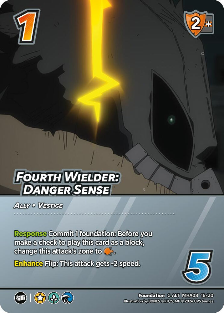 Fourth Wielder: Danger Sense (Alternate Art) [Challenger Series: My Hero Academia - Dark Hero Arc]