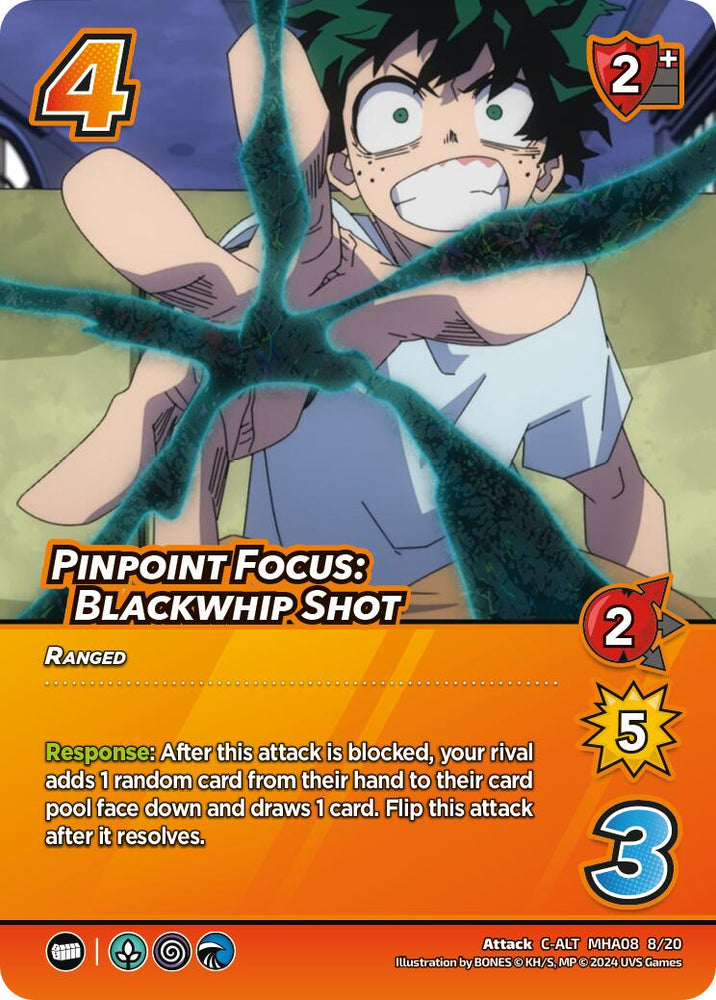 Pinpoint Focus: Blackwhip Shot (Alternate Art) [Challenger Series: My Hero Academia - Dark Hero Arc]