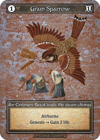 Grain Sparrow (Foil) [Arthurian Legends]