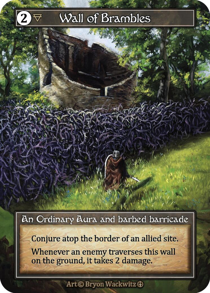 Wall of Brambles (Foil) [Arthurian Legends]