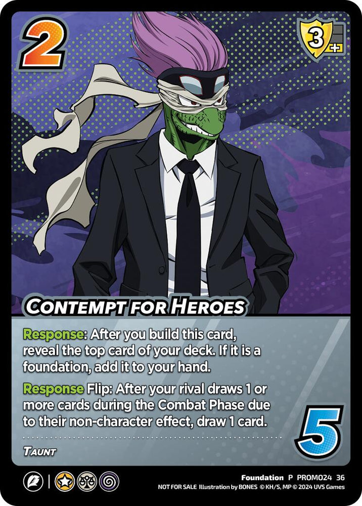 Contempt for Heroes [Miscellaneous Promos]