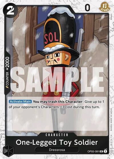 One - Legged Toy Soldier (Jolly Roger Foil) (Premium Booster) Near Mint Foil - Nick Nack's Full Frontal Attack