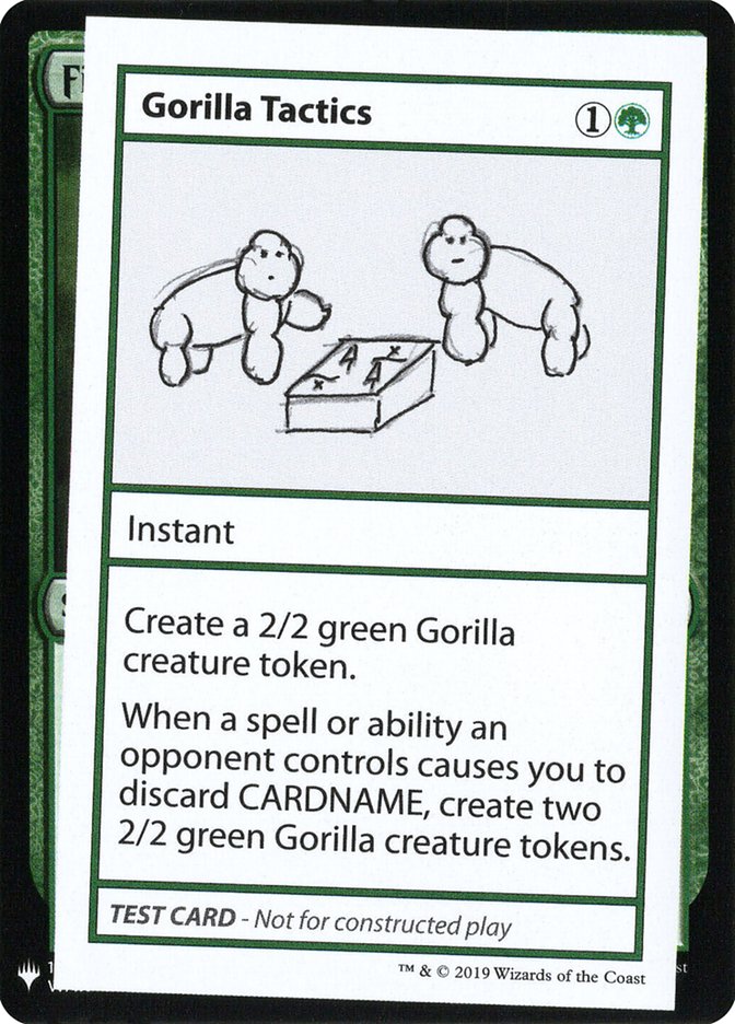 Gorilla Tactics [Cartes Mystery Booster Playtest]